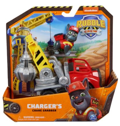 PAW PATROL - RUBBLE CREW CHARGERS CRANE GRABBER