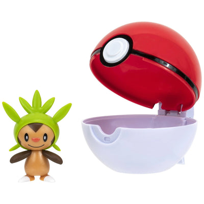 POKEMON CLIP 'N GO - CHESPIN - POKE BALL - Toyworld Frankston