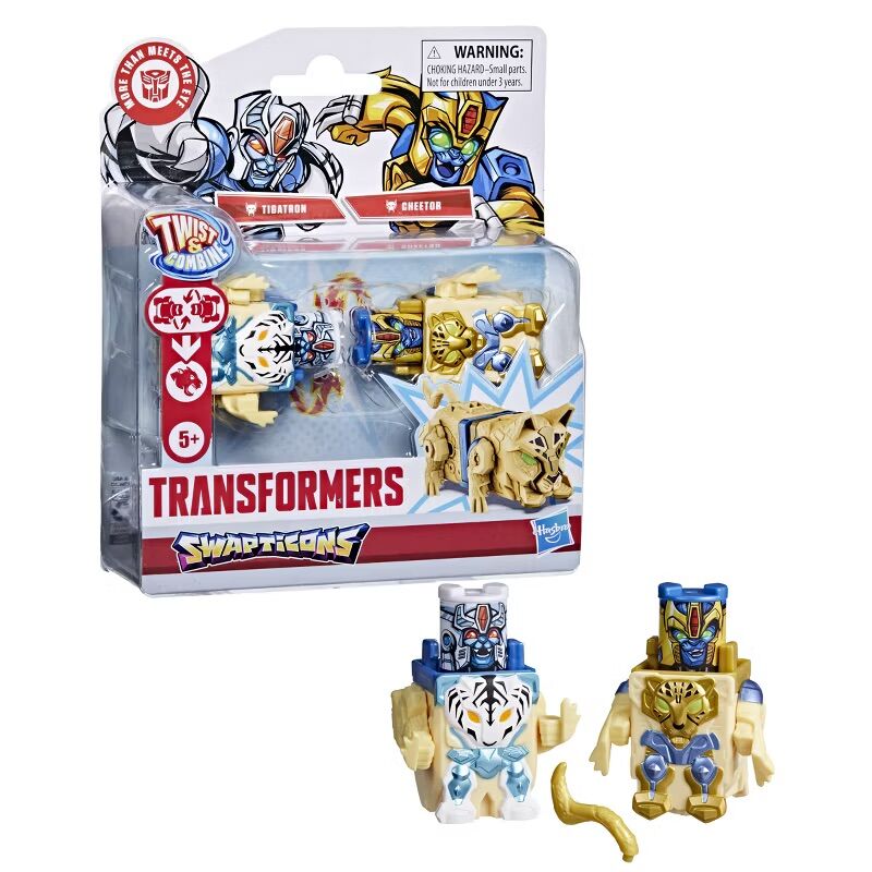 TRANSFORMERS SWAPTICONS - TIGATRON & CHEETOR