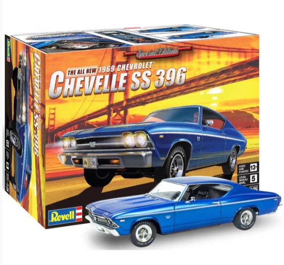 REVELL '69 CHEVELL SS 396 1:35 - Toyworld Frankston