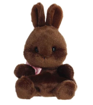 PALM PALS - CHOCOLATE BUNNY 5" PLUSH - Toyworld Frankston