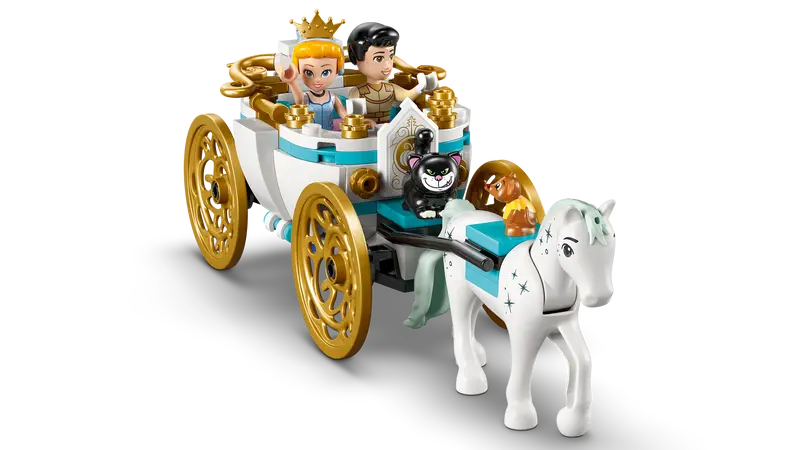 LEGO DISNEY 43275 CINDERELLA'S CASTLE AND HORSE CARRIAGE