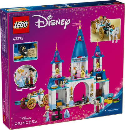 LEGO DISNEY 43275 CINDERELLA'S CASTLE AND HORSE CARRIAGE