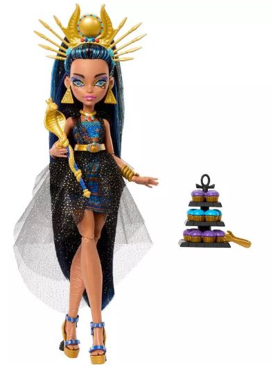 MONSTER HIGH CLEO DE NILE IN  MONSTER BALL PARTY DRESS - Toyworld Frankston