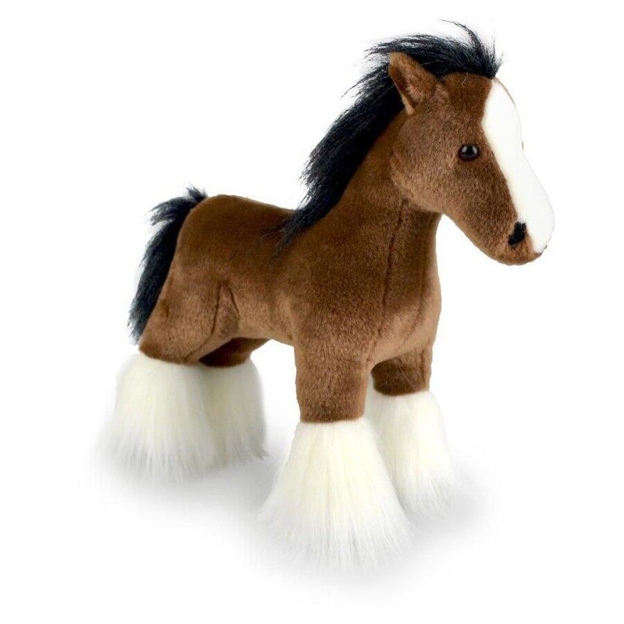 KORIMCO CLYDESDALE HORSE 30CM PLUSH
