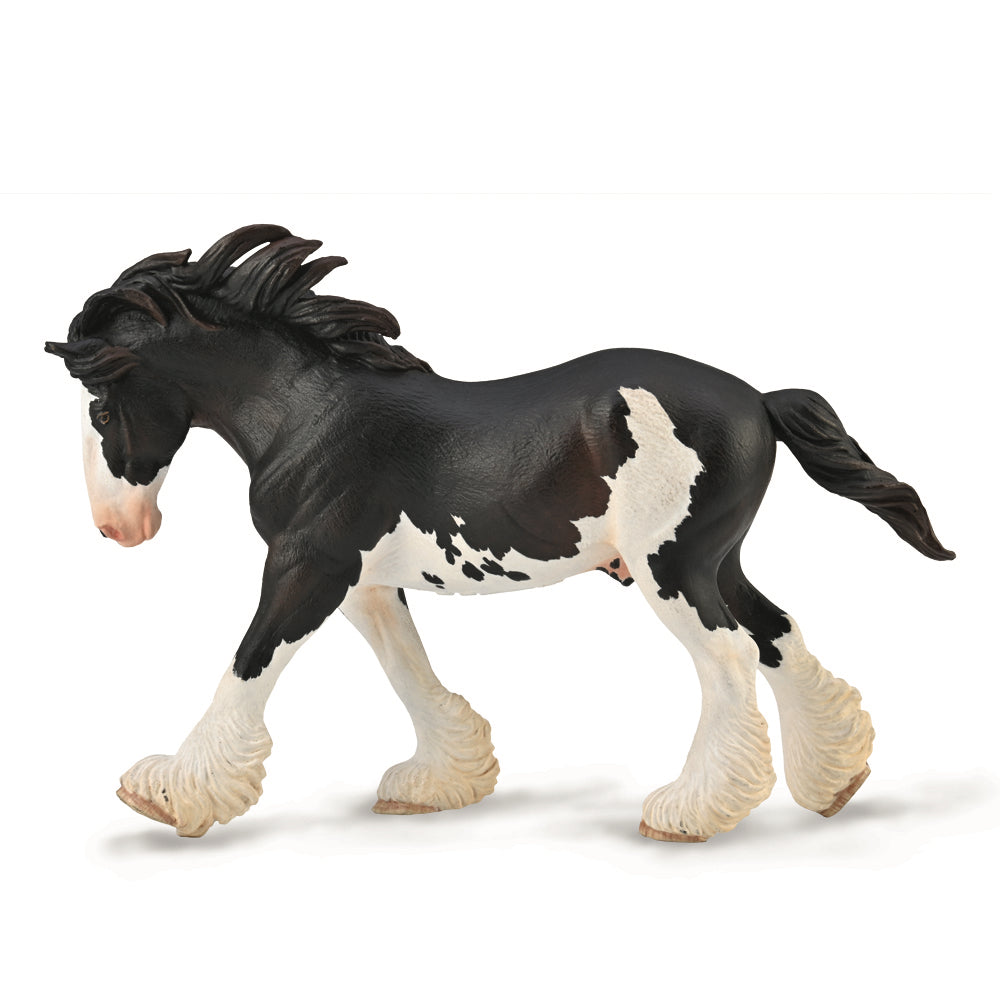 COLLECTA - CLYDESDALE STALLION - BLACK SABINO