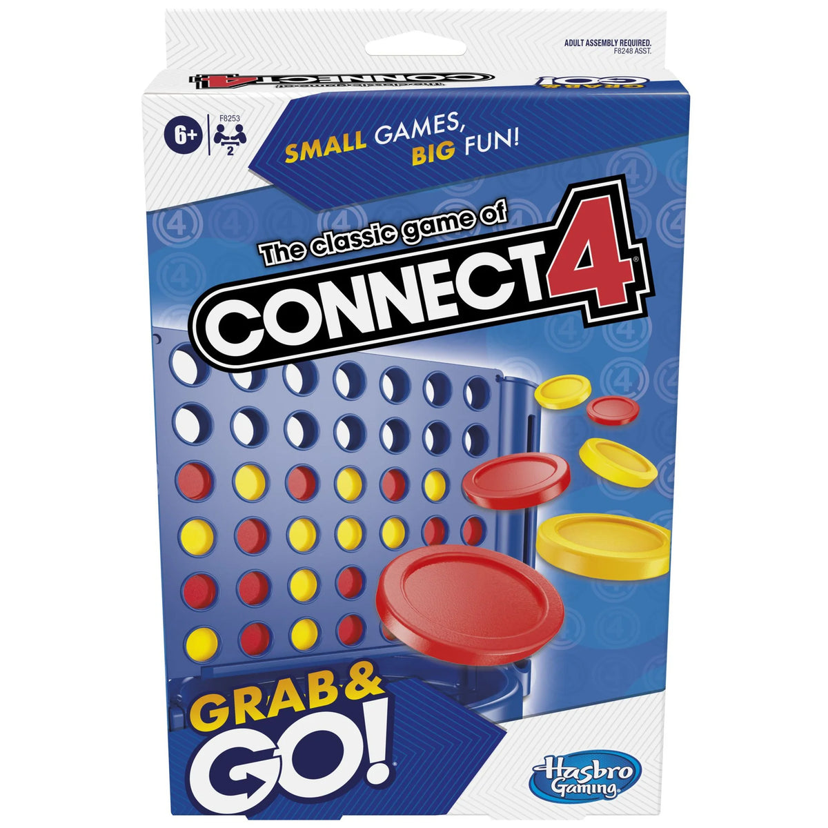 HASBRO GRAB AND GO - CONNECT 4 GAME
