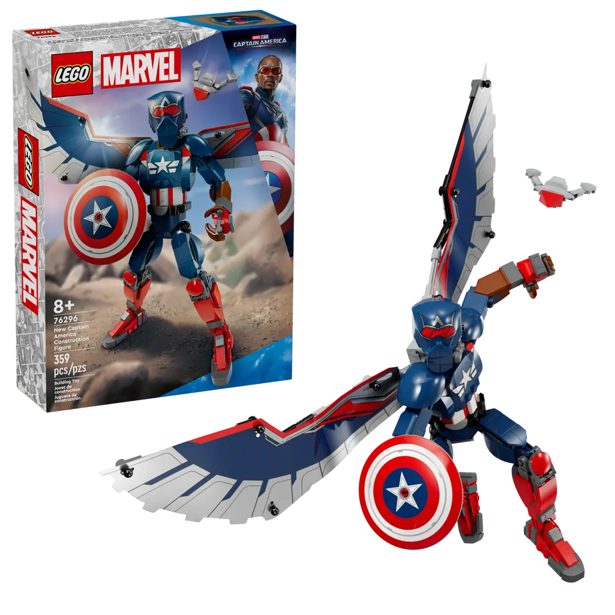 LEGO MARVEL 76296 NEW CAPTAIN AMERICA CONSTRUCTION FIGURE - Toyworld Frankston