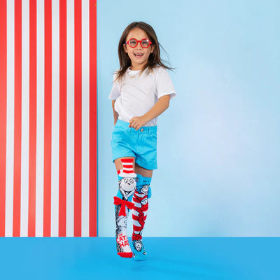MADMIA - CAT IN THE HAT SOCKS 6-99 YRS - Toyworld Frankston
