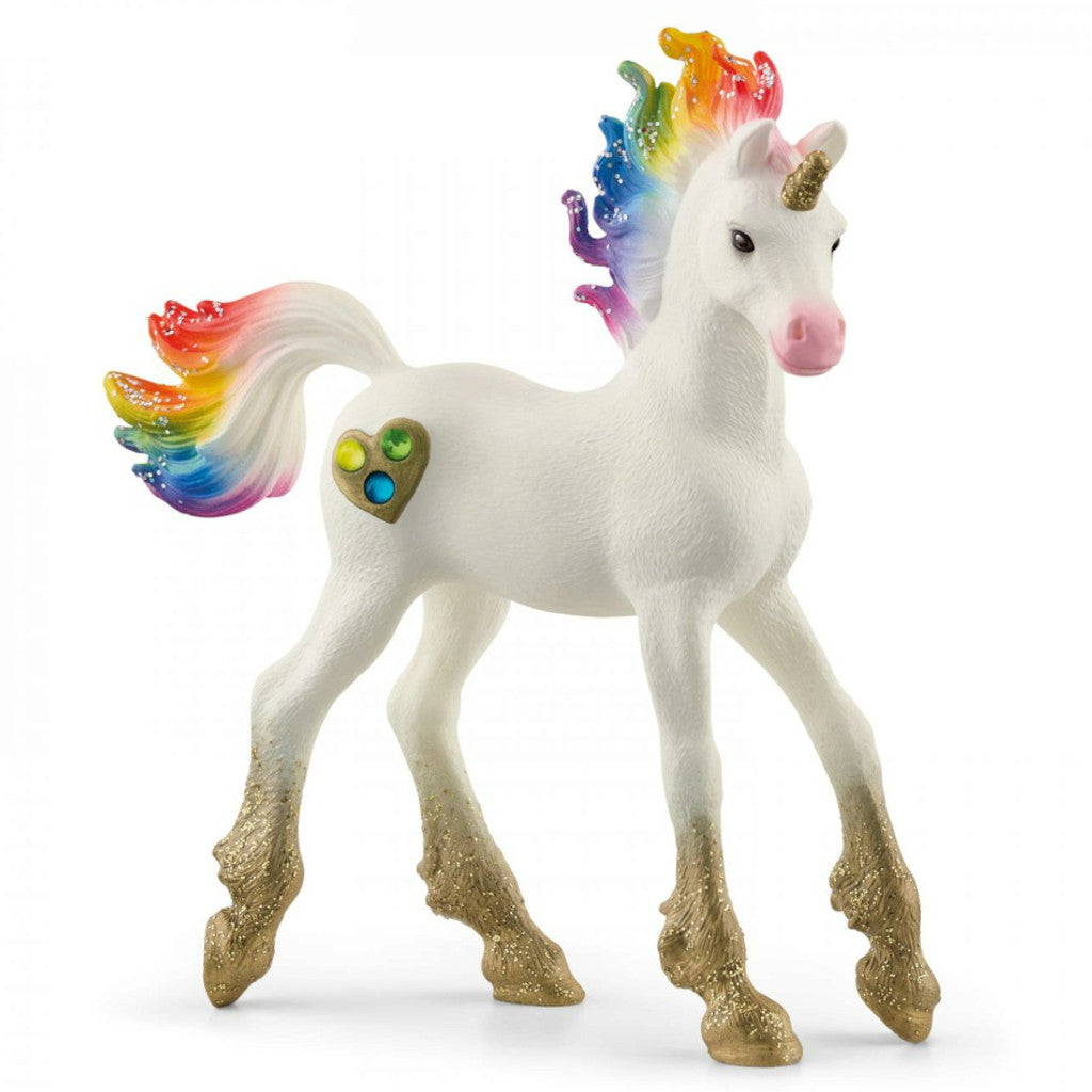 SCHLEICH - RAINBOW LOVE UNICORN FOAL - Toyworld Frankston