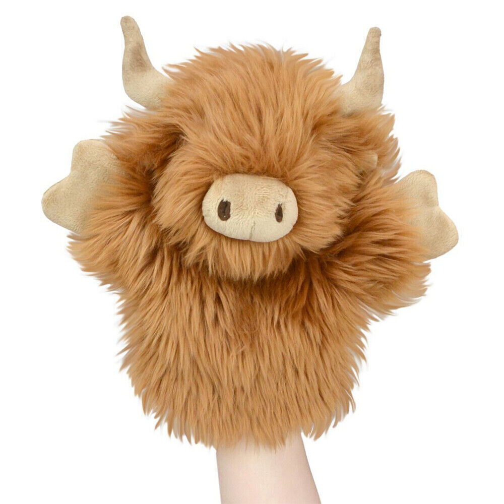 LIL FRIENDS 26CM HAND PUPPET - HIGHLAND COW