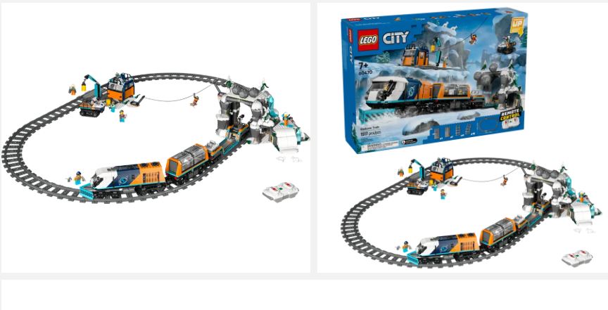 LEGO 60470 CITY - EXPLORERS' ARCTIC POLAR EXPRESS TRAIN - Toyworld Frankston