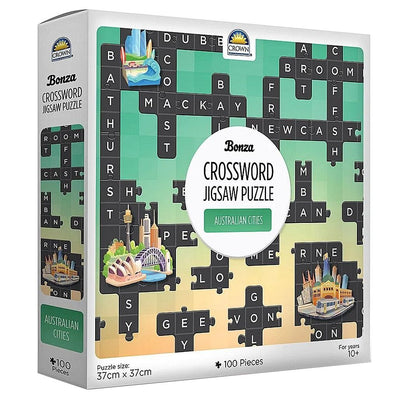CROWN CROSSWORD JIGSAW PUZZLES - ASSORTMENT - Toyworld Frankston
