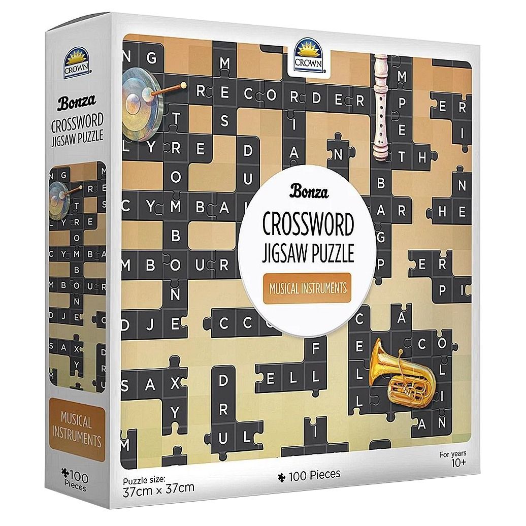 CROWN CROSSWORD JIGSAW PUZZLES - ASSORTMENT - Toyworld Frankston