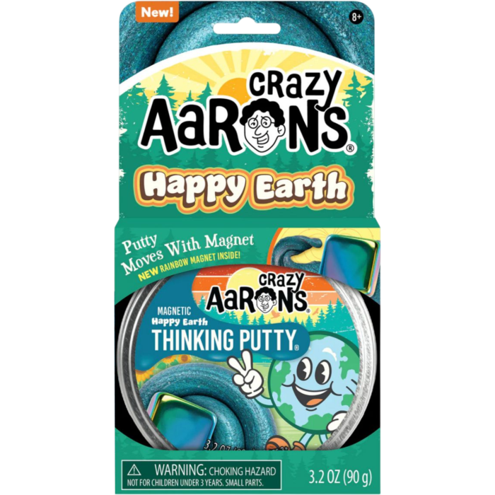 CRAZY AARON'S THINKING PUTTY - HAPPY EARTH - MAGNETIC STORMS