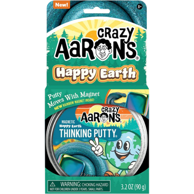 CRAZY AARON'S THINKING PUTTY - HAPPY EARTH - MAGNETIC STORMS