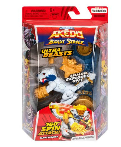 AKEDO BEAST STRIKE ULTRA BEASTS - RIPCLAW ALPHAWOLF - Toyworld Frankston