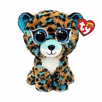 TY BEANIE BOOS - COBOLT - BLUE LEOPARD - Toyworld Frankston