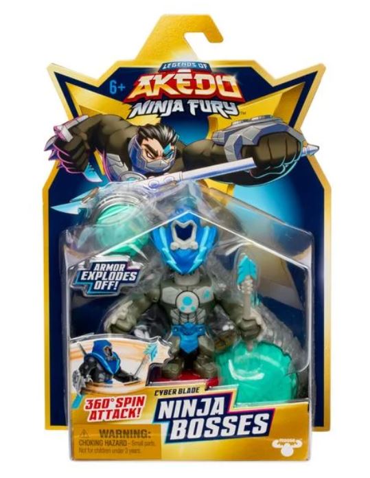 AKEDO NINJA FURY NINJA BOSSES - CYBER BLADE - Toyworld Frankston