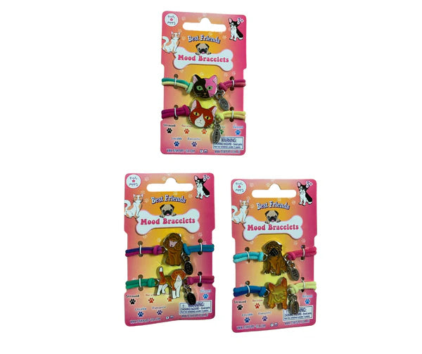 PINK POPPY - BEST FRIENDS LOVELY PETS MOOD BRACELETS - Toyworld Frankston