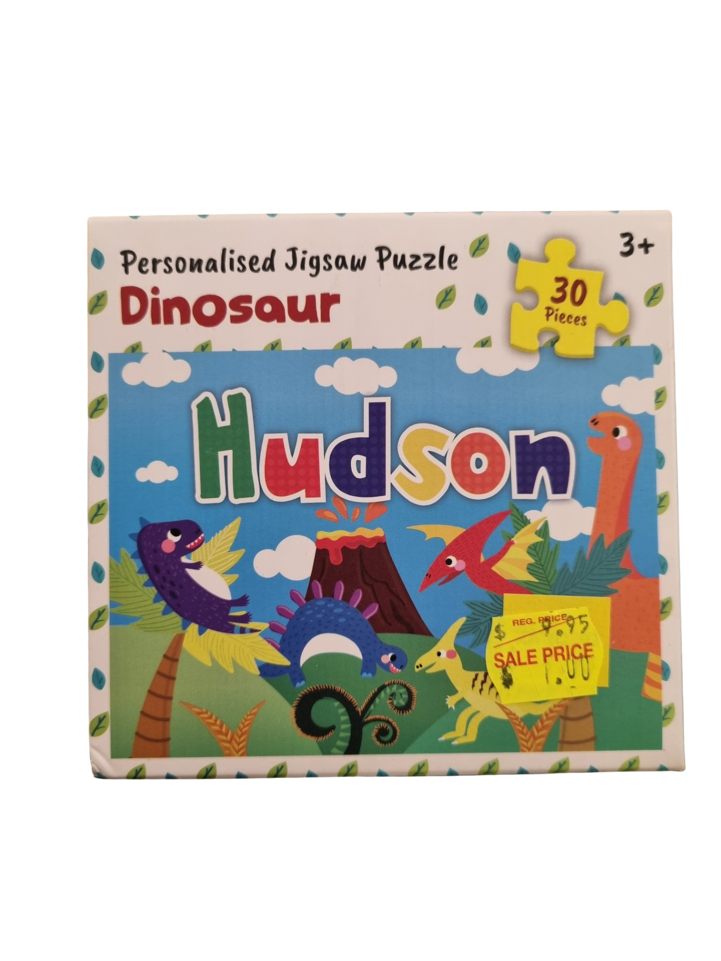 PERSONALISED JIGSAW PUZZLE - DINOSAUR HUDSON