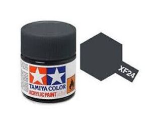 TAMIYA ACRYLIC PAINT MINI XF-24 DARK GREY - Toyworld Frankston