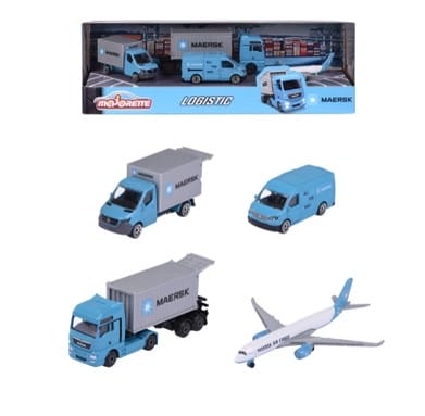 MAJORETTE MAERSK 4 PC BOX GIFTPACK