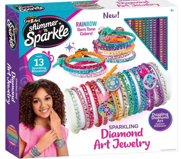 CRA Z ART - SHIMMER N SPARKLE - DIAMOND ART JEWELLERY - Toyworld Frankston