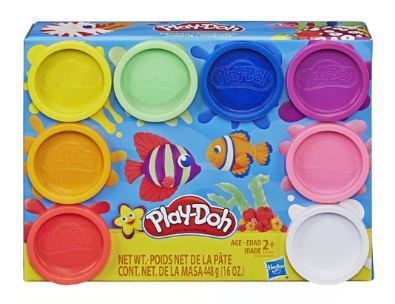 PLAY DOH RAINBOW 8 PACK