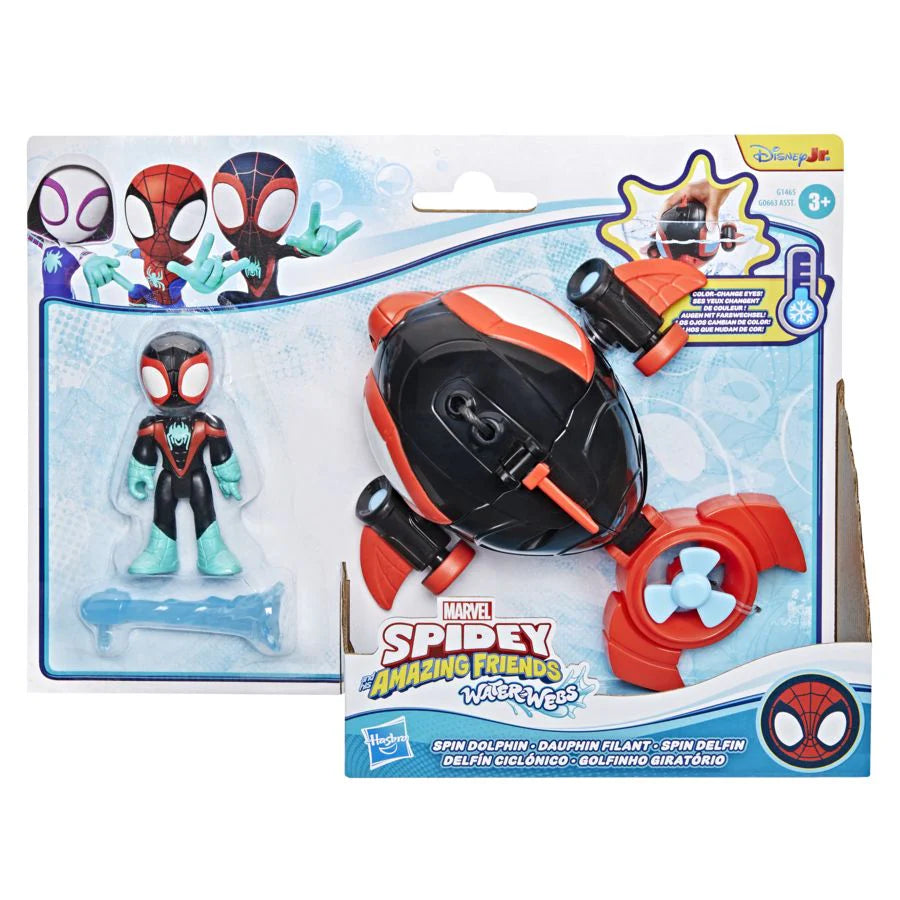 SPIDEY AND FRIENDS - WATER WEBS SPIN DOLPHIN VEHICLE