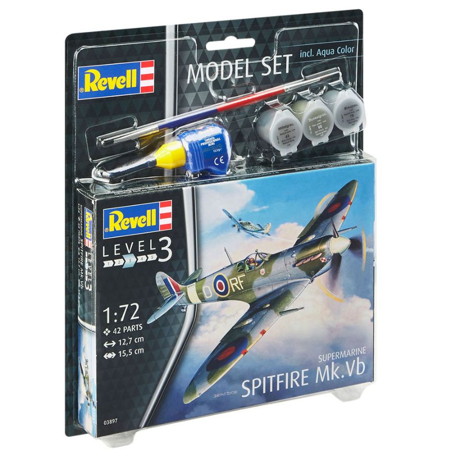 REVELL STARTER KIT 1/72 SPITFIRE MK. VB - Toyworld Frankston