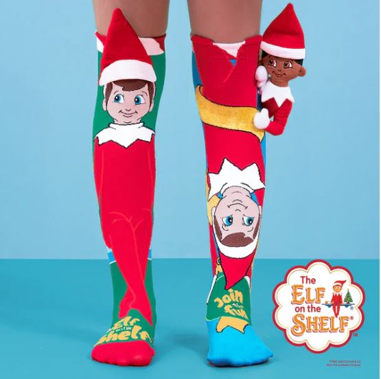 MADMIA THE ELF ON THE SHELF KNEE-HIGH SOCKS 6-99 YRS