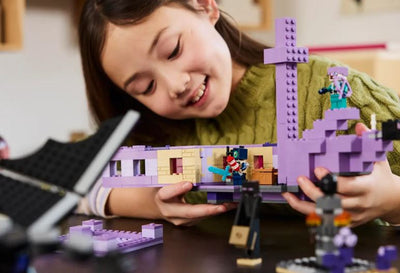 LEGO 21264 MINECRAFT - THE ENDER DRAGON AND THE END SHIP - Toyworld Frankston