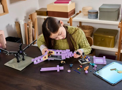 LEGO 21264 MINECRAFT - THE ENDER DRAGON AND THE END SHIP - Toyworld Frankston