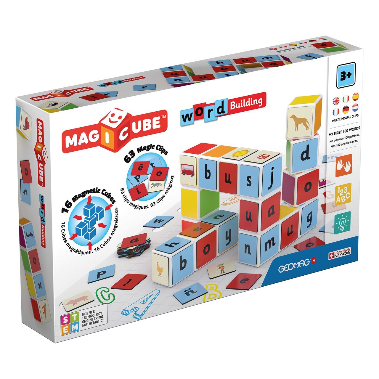 MAGICUBE WORD BUILDING79PCS - Toyworld Frankston
