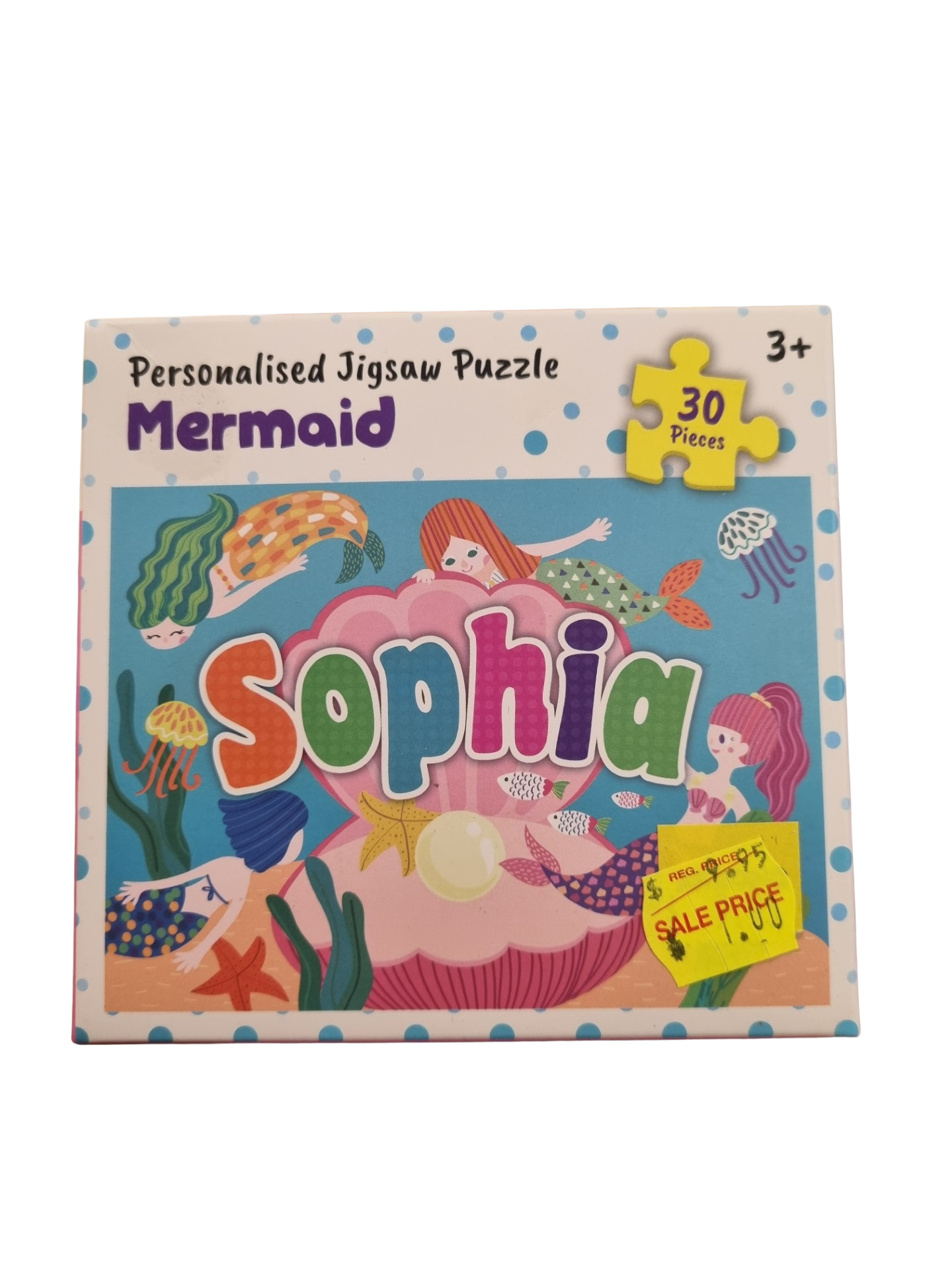 PERSONALISED JIGSAW PUZZLE - MERMAID SOPHIA