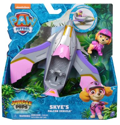 PAW PATROL JUNGLE PUPS - SKYE FALCON VEHICLE - Toyworld Frankston