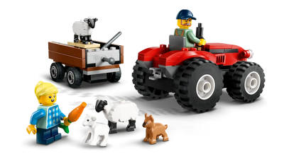 LEGO CITY 60461 RED FARM TRACTOR WITH TRAILER AND SHEEP