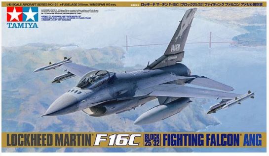 TAMIYA 1:48 LOCKHEED MARTIN F-16C BLOCK 25/32 FIGHTING FALCON ANG - Toyworld Frankston