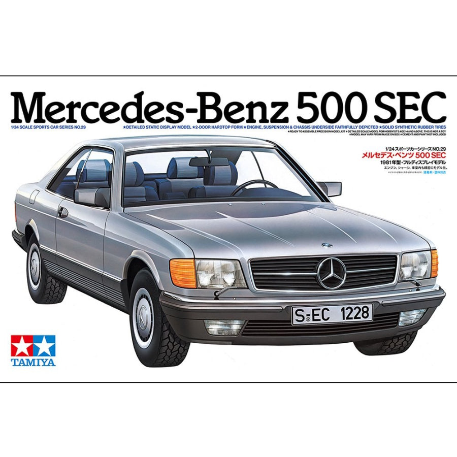 TAMIYA 1/24 MERCEDES-BENZ 500 SEC - Toyworld Frankston