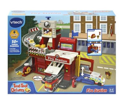 VTECH TOOT-TOOT DRIVERS FIRE STATION - Toyworld Frankston