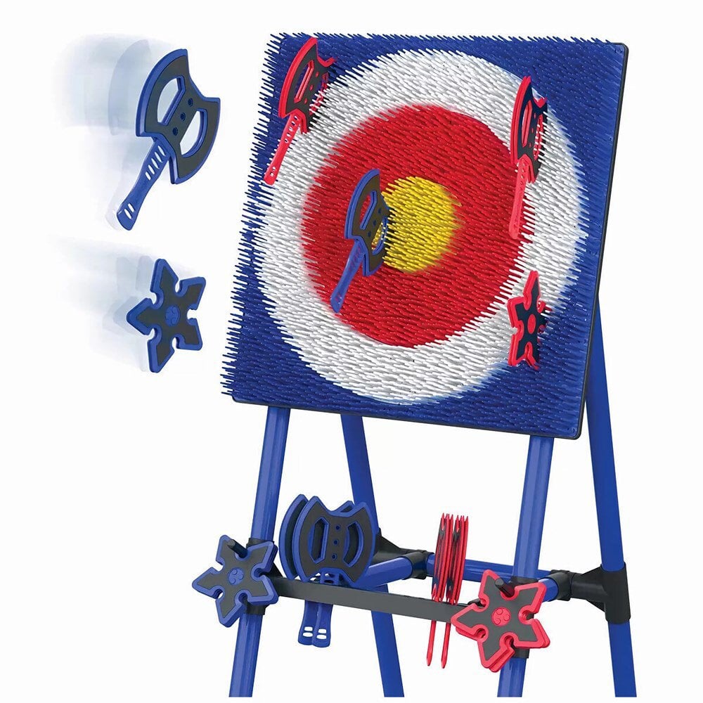 AXE THROW WITH THROWING STARS