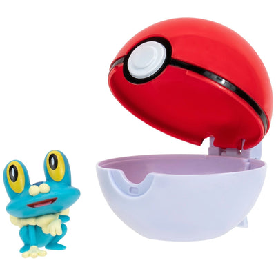 POKEMON CLIP 'N GO - FROAKIE - POKE BALL - Toyworld Frankston
