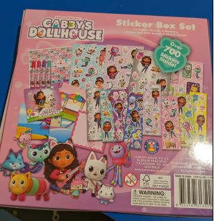 GABBY'S DOLLHOUSE  STICKER BOX SET - Toyworld Frankston