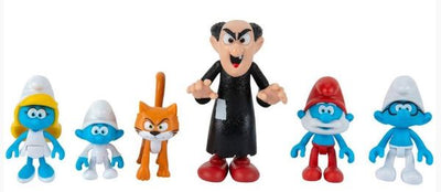 SMURF VS GARGAMEL 6 FIGURE MULTIPACK - Toyworld Frankston
