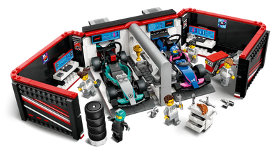 LEGO CITY 60444 F1 GARAGE AND MERCEDES AMG AND ALPINE CARS