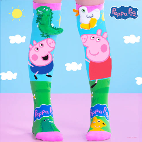 MADMIA - PEPPA PIG AND GEORGE SOCKS 6-99 YEARS - Toyworld Frankston