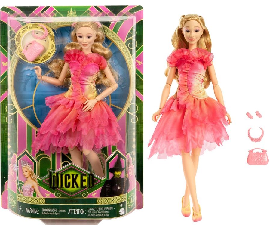 WICKED GLINDA FASHION DOLL AND ACCESSORIES