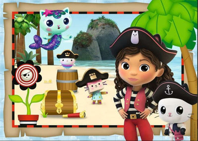 RAVENSBURGER PUZZLE GABBY'S PIRATE ADVENTURES! GIANT FLOOR PUZZLE 24 PCS