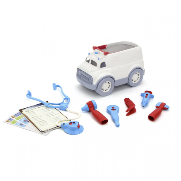 GREEN TOYS - AMBULANCE & DOCTORS KIT